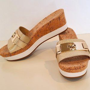 Michael Kors Warren Platform Cork Wedge